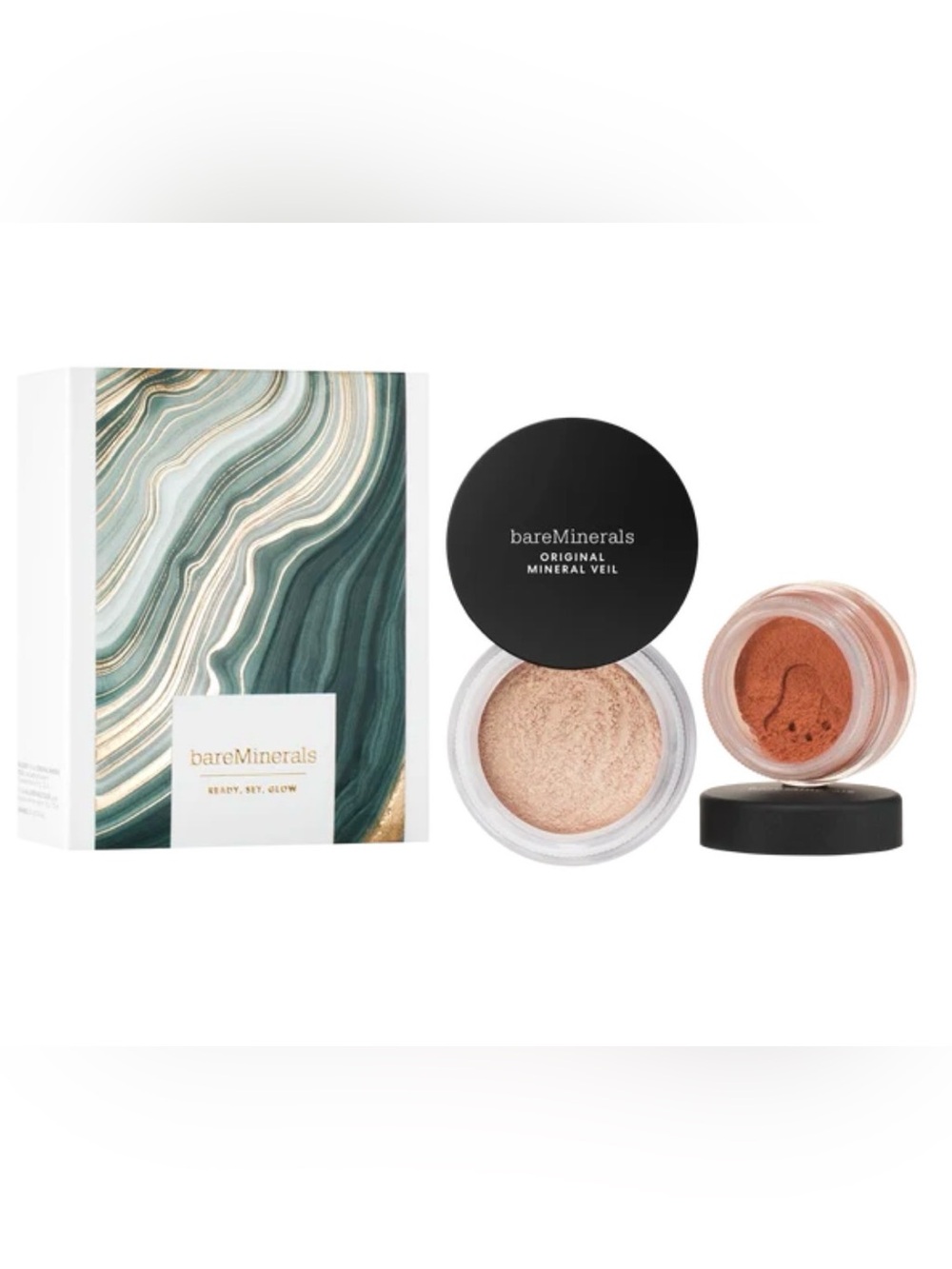 bareMinerals Ready, Set, Glow Complexion Duo Loose Powder Veil & Warmth